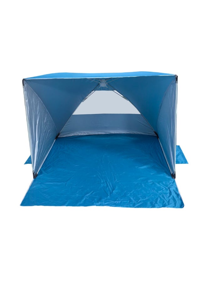 TWT UV-Protection One Button Polyester Beach Tent Blue 103 x 148 x 145 cm TN2224 - Image 1